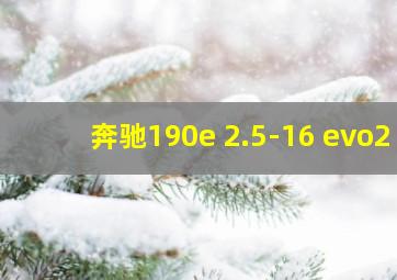 奔驰190e 2.5-16 evo2